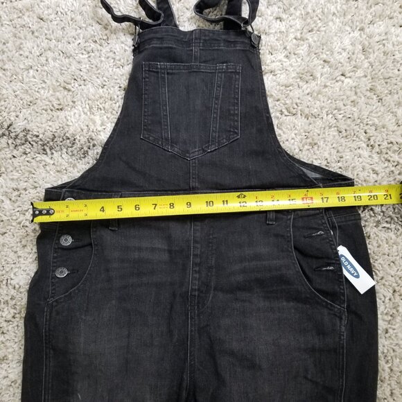 Old Navy Black Women's Jeans Overalls - Picture 5 of 8